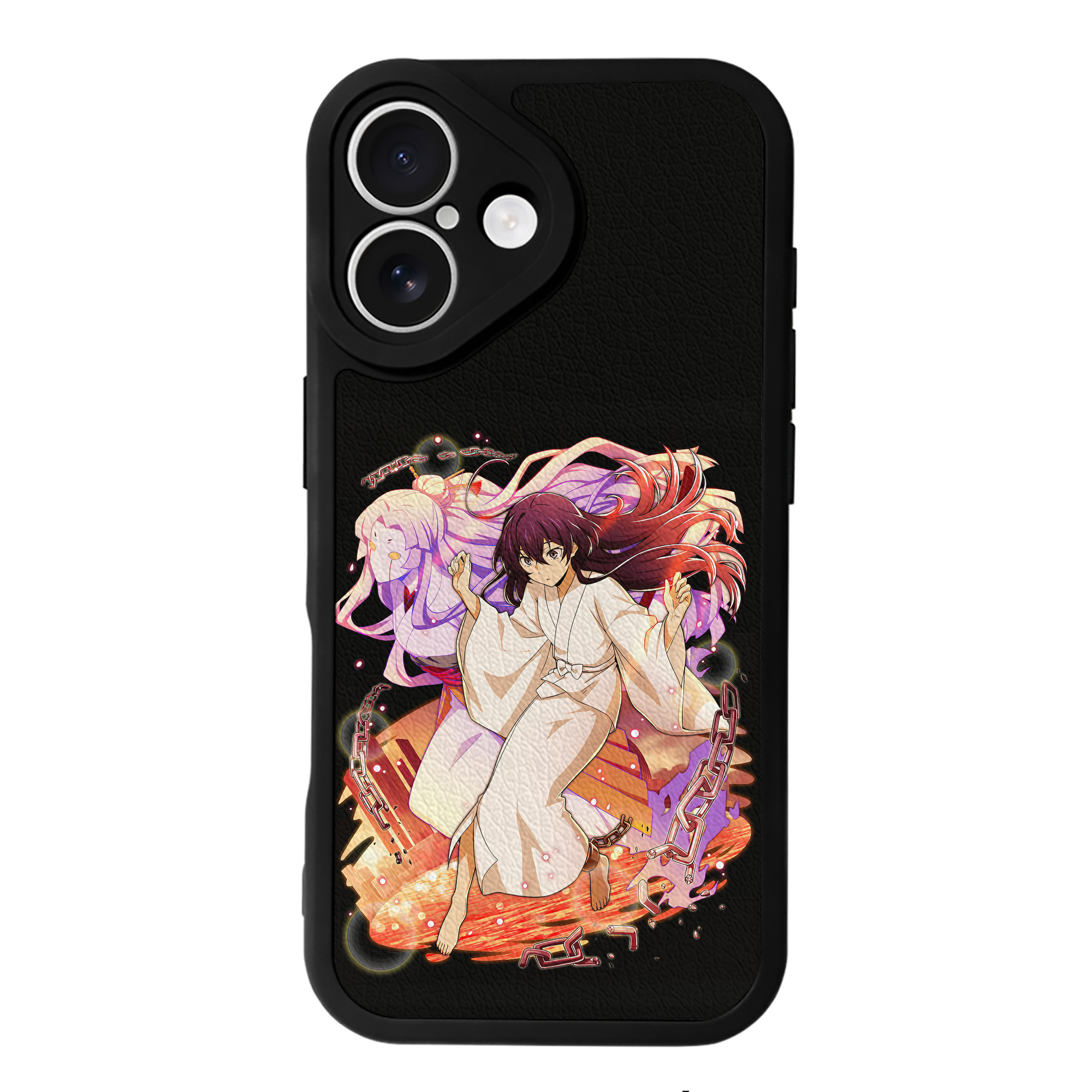 （画像用） 文豪ストレイドッグス Bungo Stray Dogs 【iPhone 16シリーズ対応】シリコンスマホケース（レザー調） 材質：シリコン